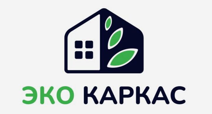 Логотип ЭкоКаркас — каркасные дома Домодедово